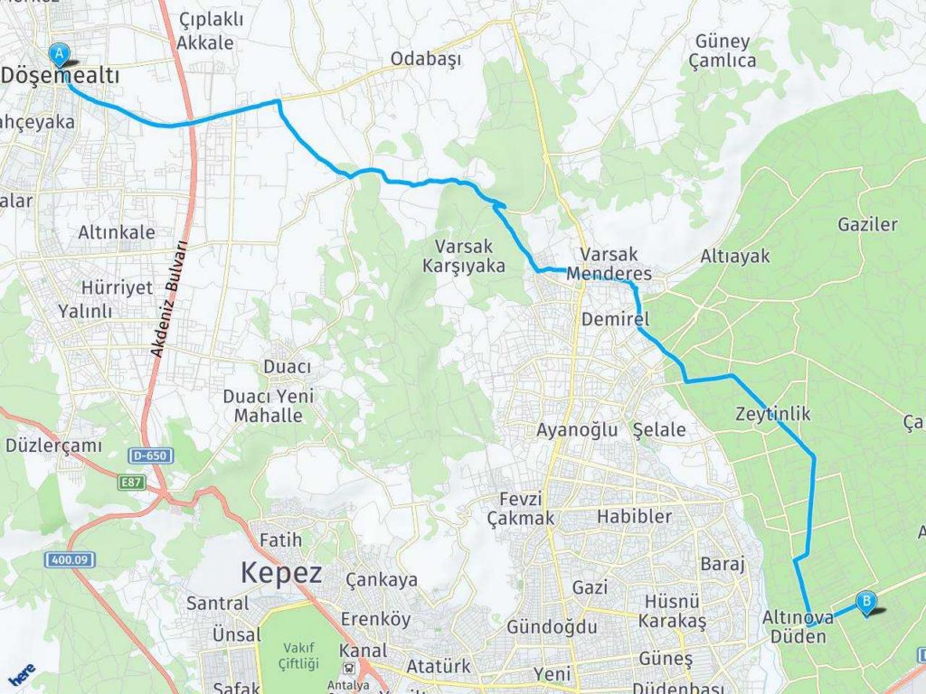 Antalya Döşemealtı Osb Altınova Orta, Andızlı Sk (39. Sk.), 07170 Kepez/Antalya haritası