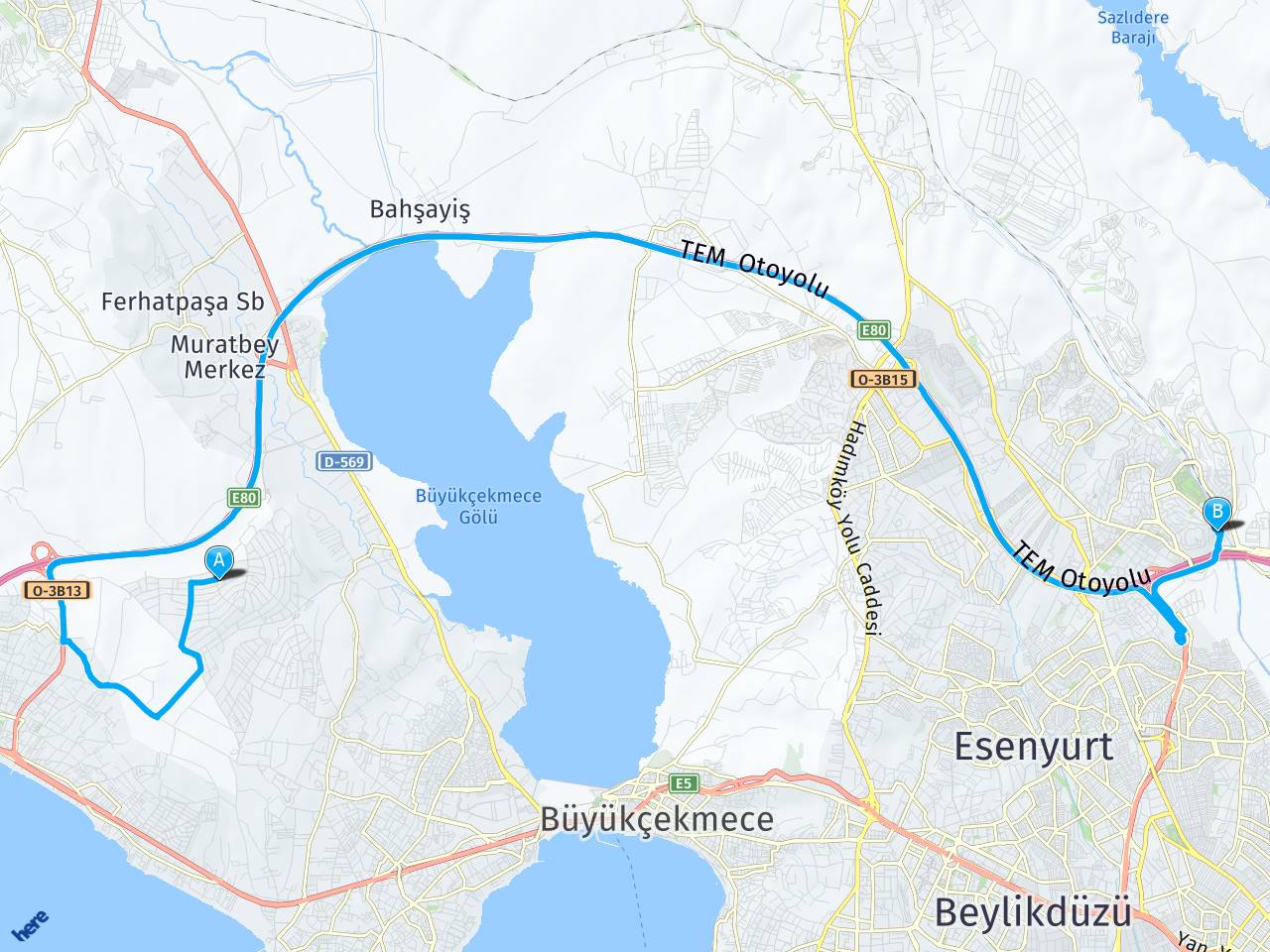 Arel Üniversitesi Papağan Çıkmazı Sokak Bahçeşehir 1. Kısım Başakşehir İstanbul haritası