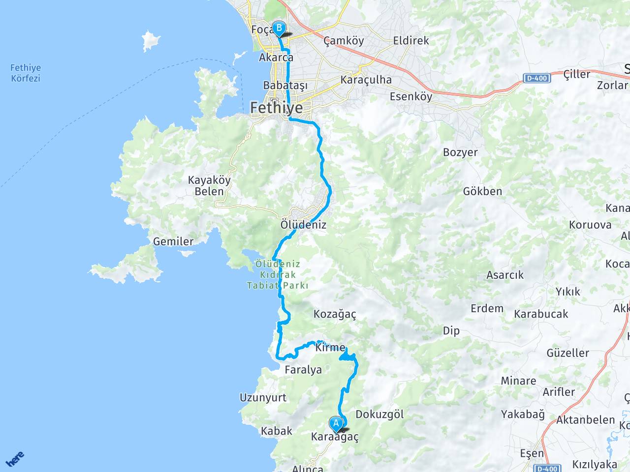 Fethiye Kabaağaç Köyü Fethiye Harita. Fethiye Kabaağaç Köyü Fethiye Yol ...