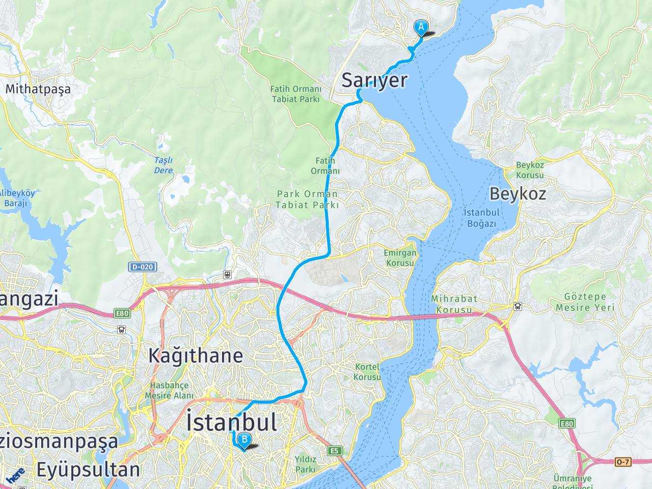 İstanbul Çağlayan Adiyesi Meşrutiyet Mahallesi Vali Konağı Nişantaşı haritası