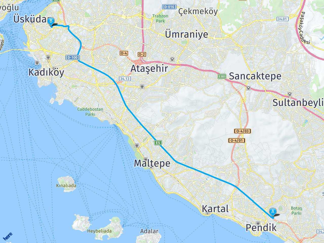 İstanbul, Dumlupınar mahallesi İstanbul Murat Reis Mahallesi Yeni Ocak Sokak haritası