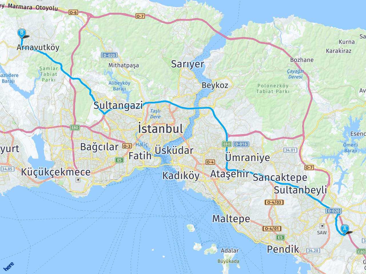 İstanbul,tuzla İstanbul,eskihisar haritası