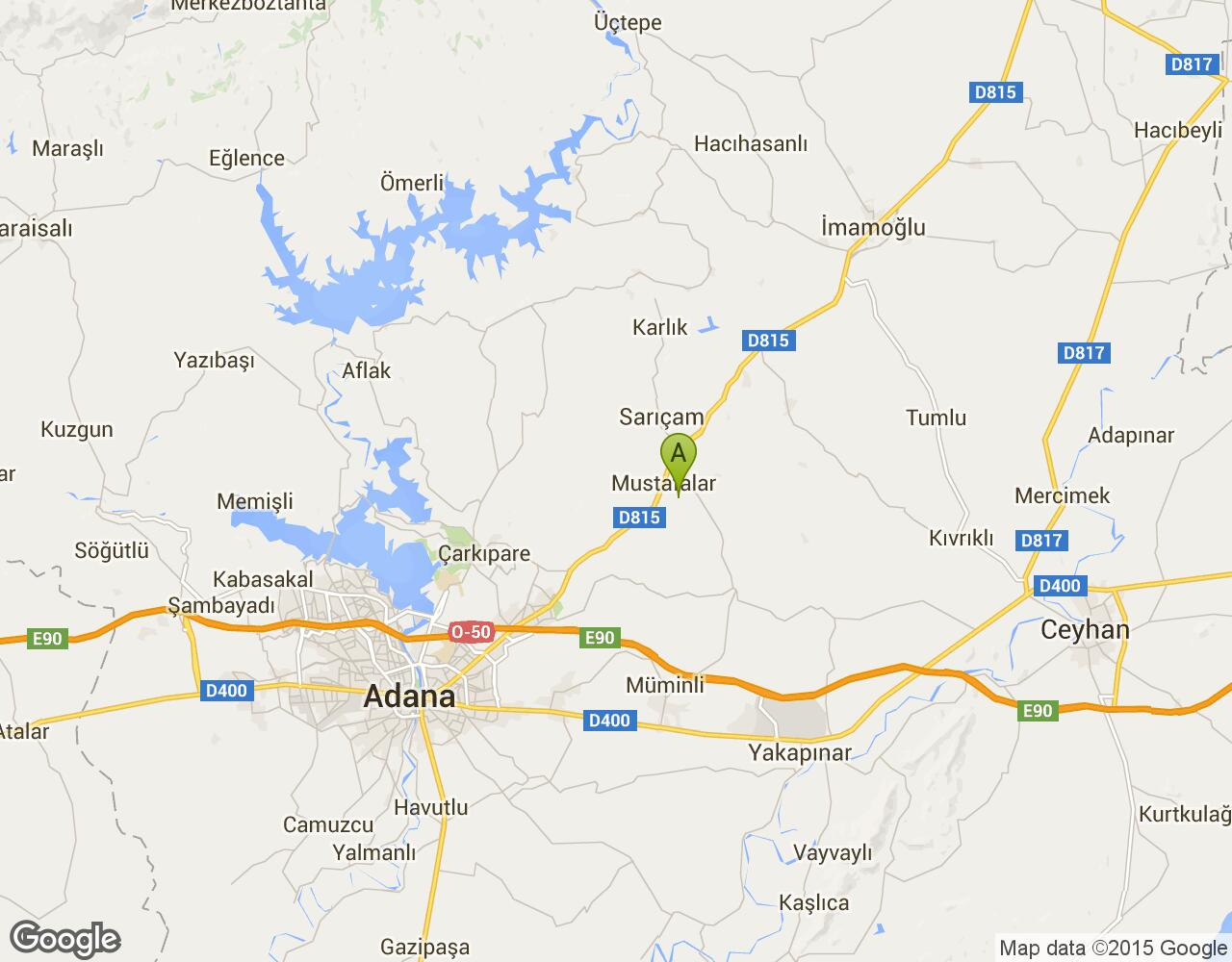 Adana Sarıçam harita