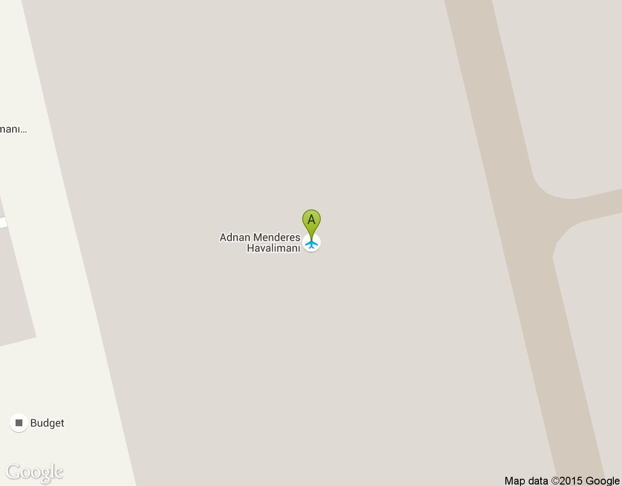 Adnan Menderes Havaalanı,izmir harita