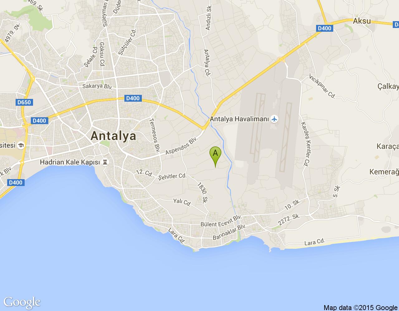 Antalya Muratpasa harita