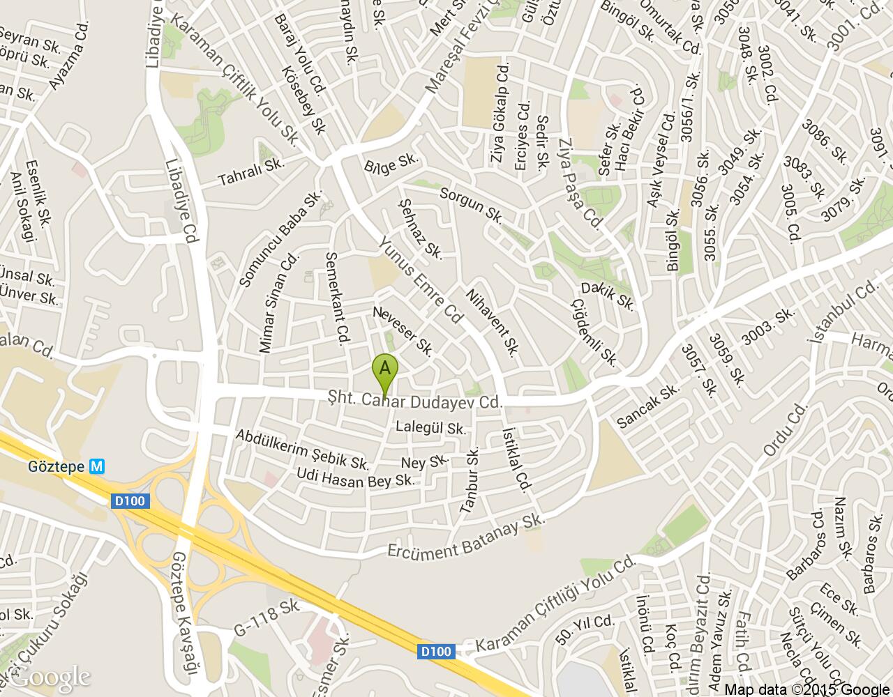 Ataşehir Örnek Mahallesi harita