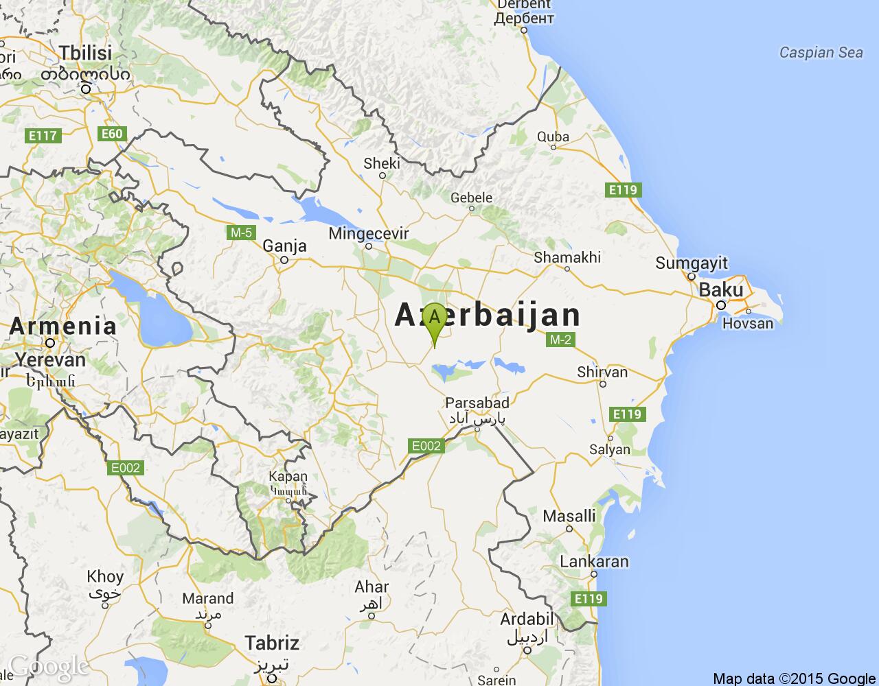 Azerbaycan harita