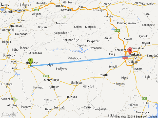 Eskişehir Yolu 27 Km Batıkent Batıkent haritası