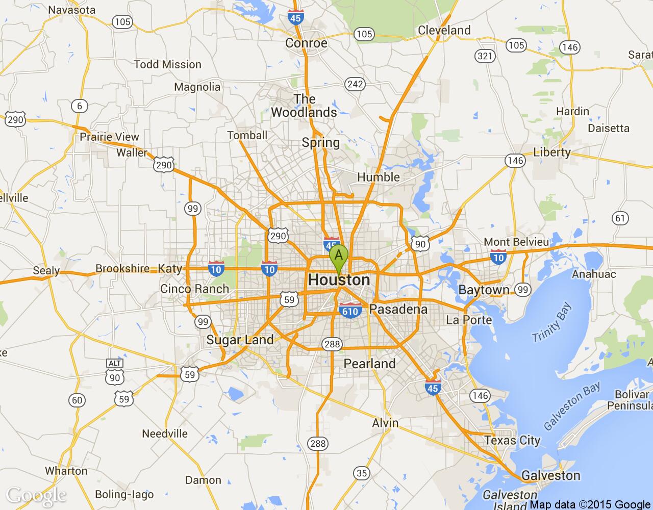 Houston harita