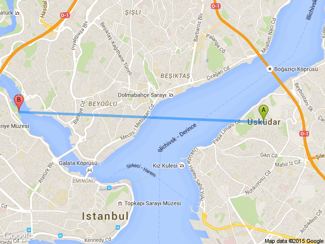 İstanbul uskudar İstanbul Balat haritası