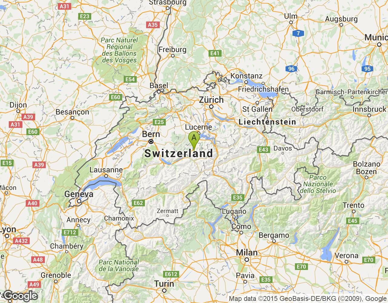 İsviçre harita