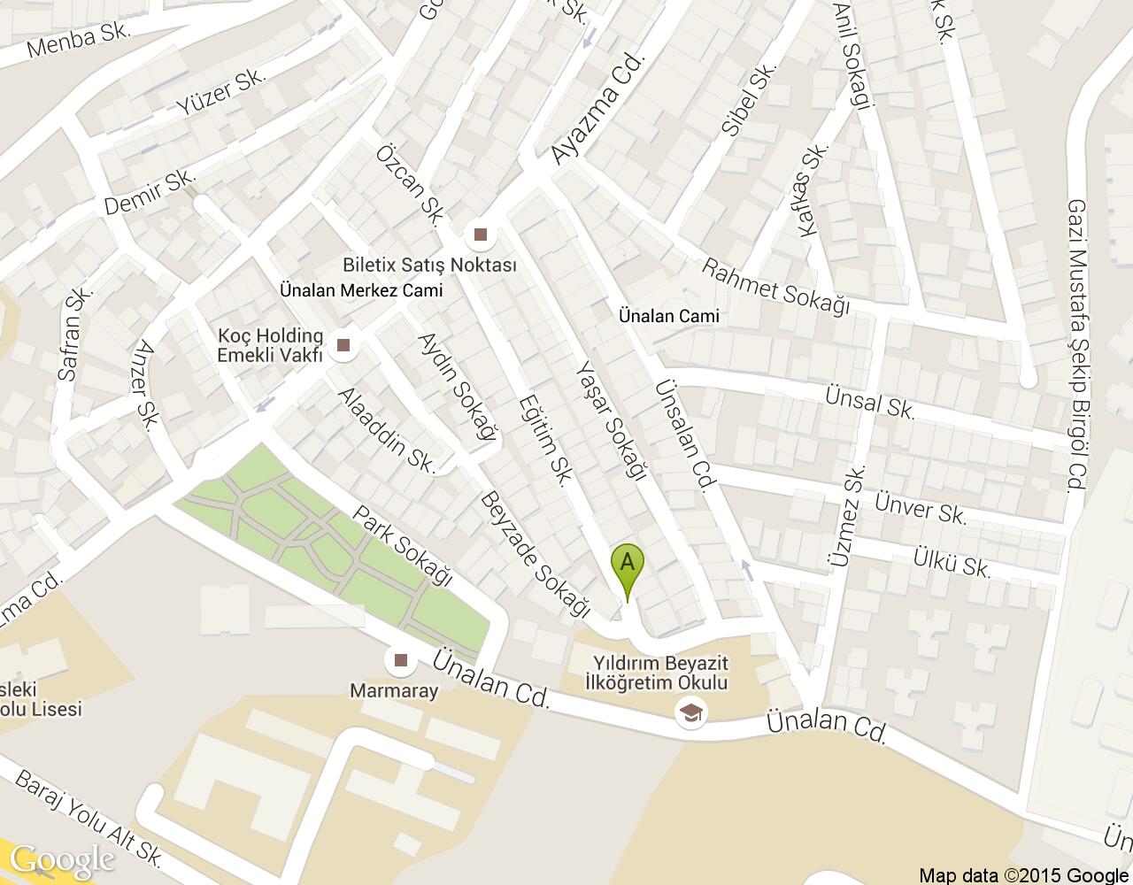 Kadıköy Eğitim Mahallesi harita
