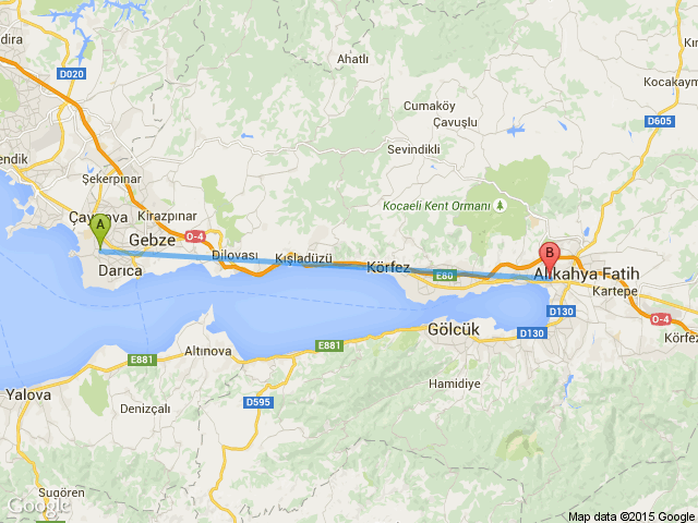 Kocaeli Eşme Kocaeli İzmit haritası