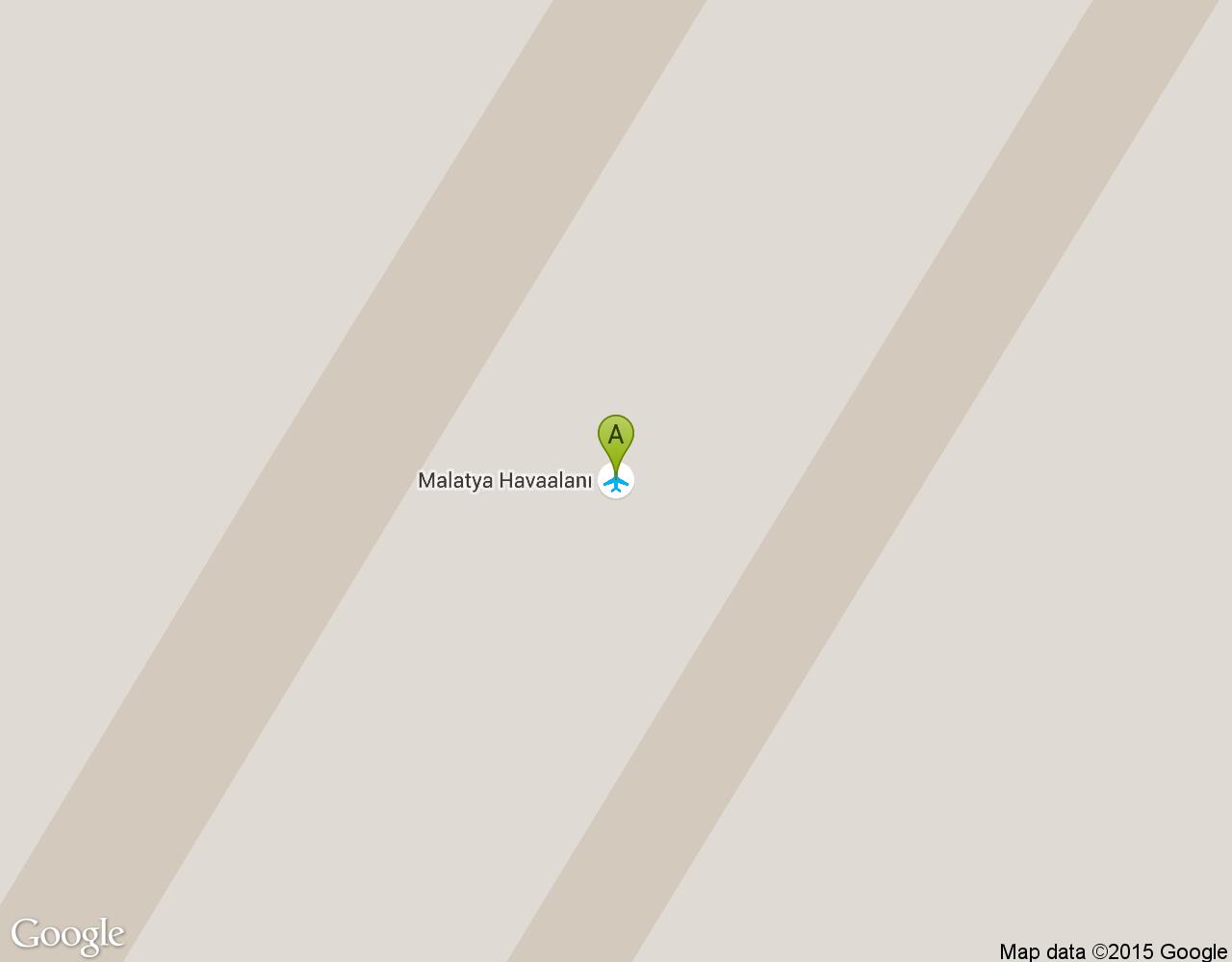 Malatya Havaalanı harita