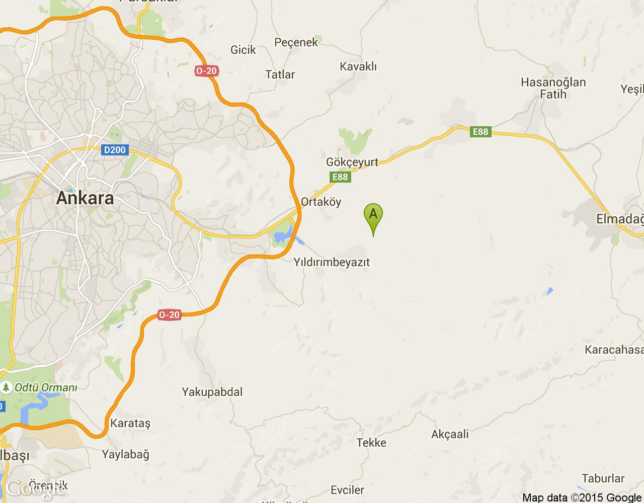 Mamak Ankara harita