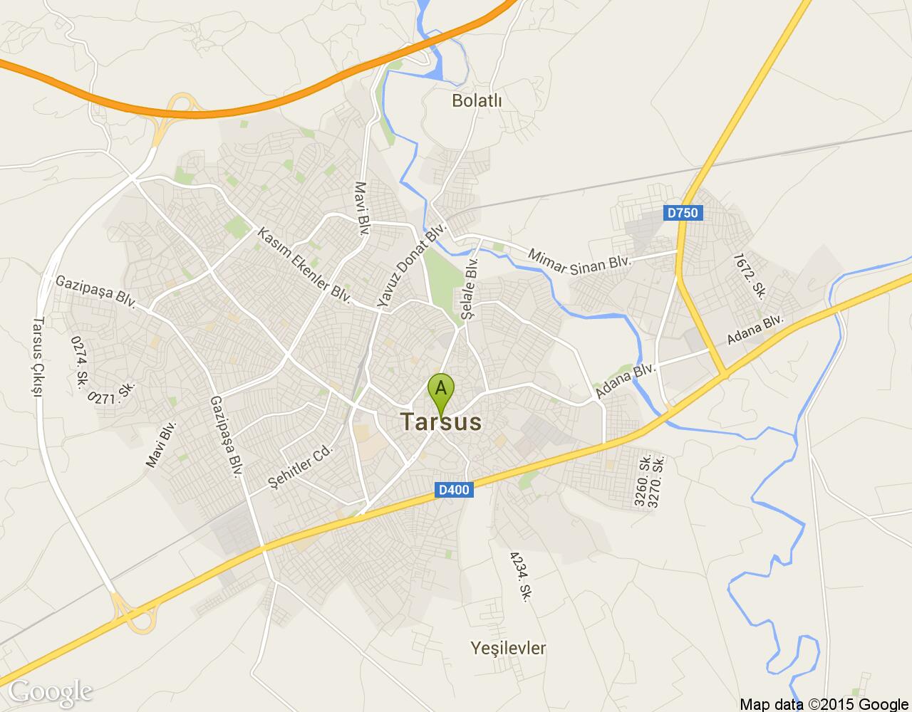 Tarsus harita