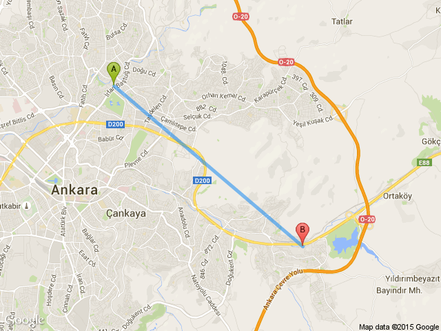 yenikent ankara Kayaş Ankara haritası